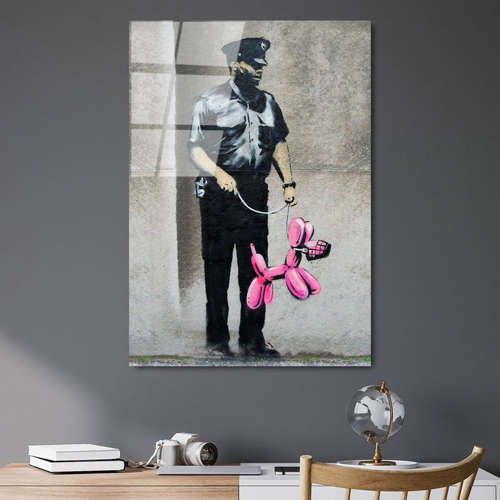 Wallity Cuadro Decorativo Banksy UV-506 45 x 65 cm Wallity Cuadro Decorativo Banksy UV-506 45 x 65 cm